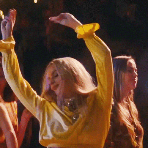 Once Upon A Time In Hollywood Margot Partying GIF