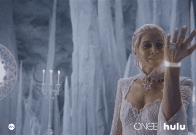 Once Upon A Time Ingrid Showing Glowing Bracelet GIF