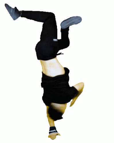 One Arm Handstand And Spin Break Dance GIF