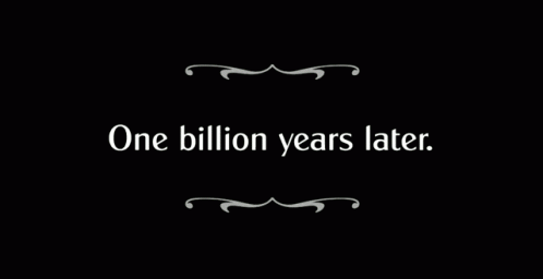 One Billion Years Later Black Background GIF