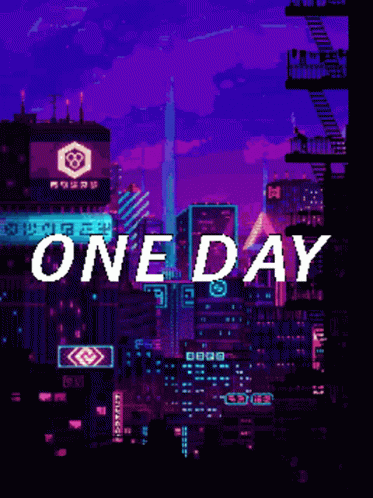 One Day Aesthetic City Line GIF