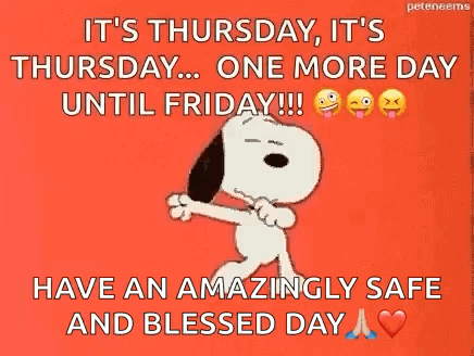 One Day Snoopy Dancing GIF