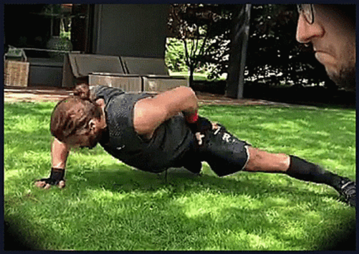 One Hand Push Up Can Yaman GIF