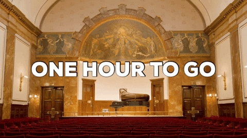 One Hour To Go Countdown GIF