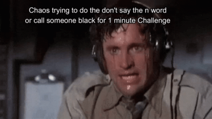 One Minute Challenge Airplane Sweating Meme GIF