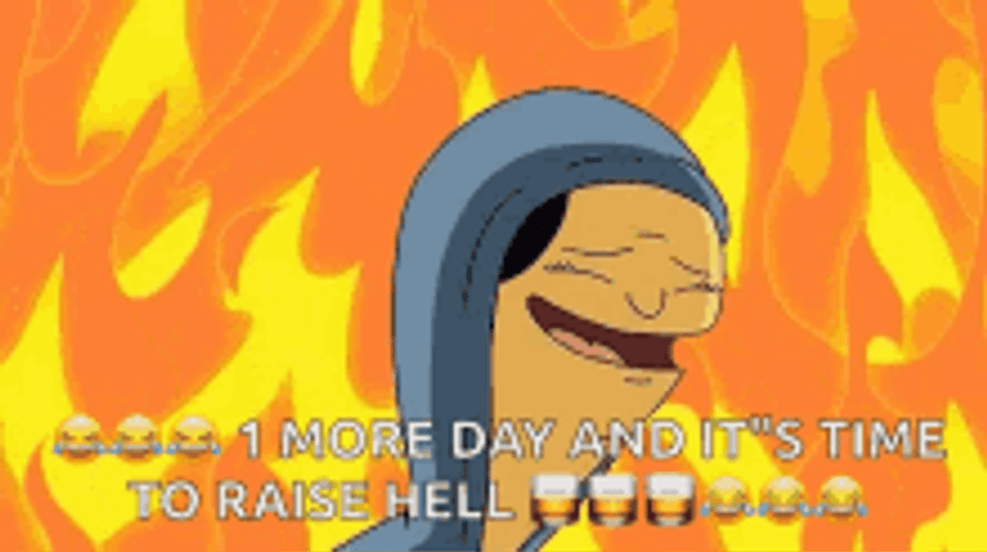 One More Day Louise Belcher Bob's Burgers Fire GIF