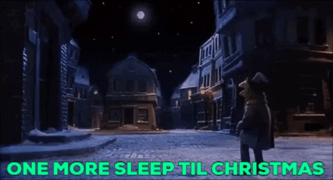 One More Sleep Til Christmas Christmas Eve GIF
