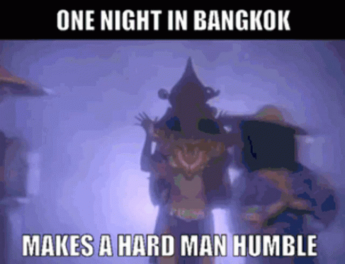 One Night In Bangkok Poster GIF