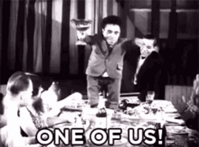 One Of Us Crazy Drinking Party GIF