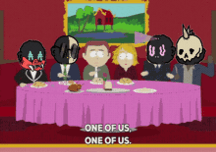 One Of Us South Park Meme GIF