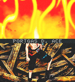 One Piece Ace And Fiery Shadow GIF