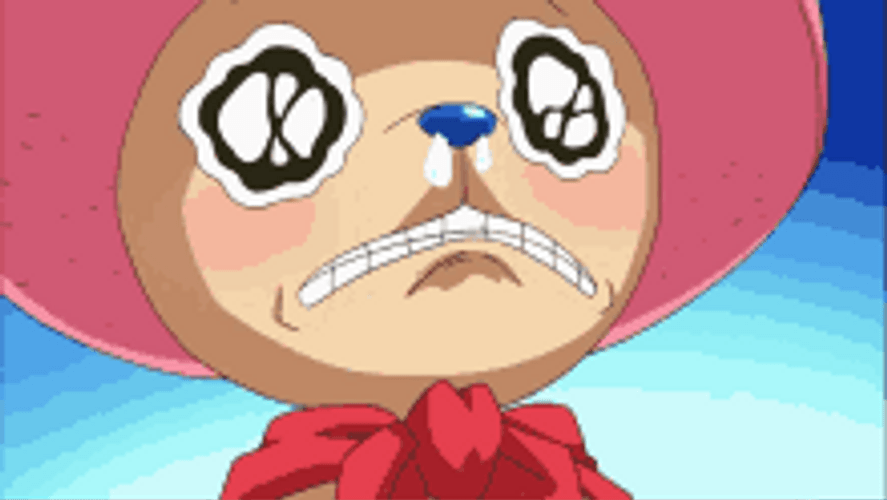 One Piece Chopper Sad Crying GIF
