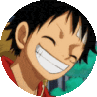 One Piece Luffy Sticker GIF