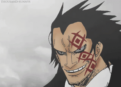 One Piece Monkey D Dragon Evil Smile GIF
