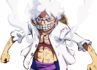 One Piece Monkey D Luffy Sticker GIF