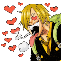 One Piece Vinsmoke Sanji Sticker GIF
