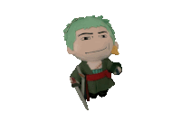 One Piece Zoro Sticker GIF