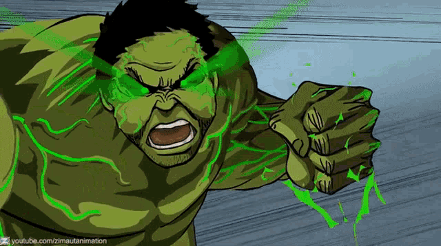 One Punch Man And Hulk GIF