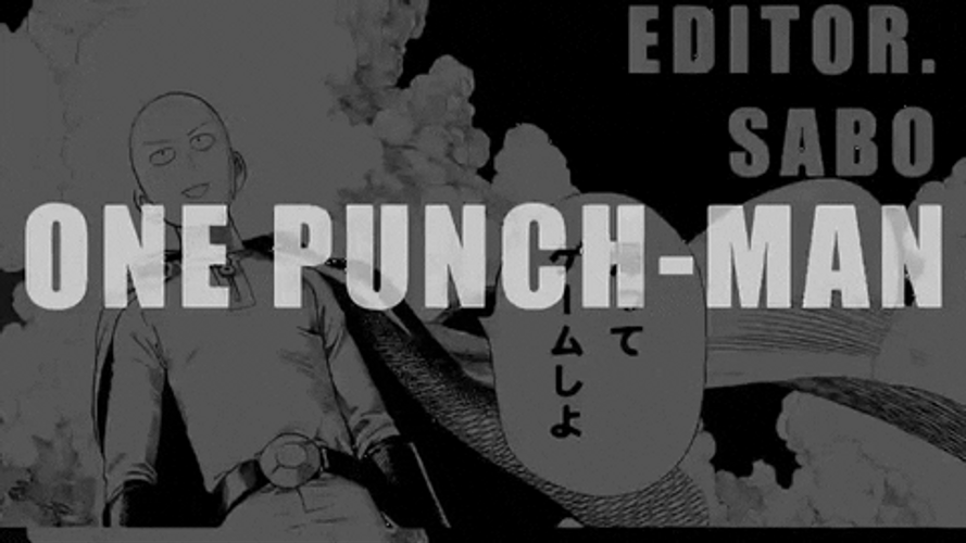 One Punch Man Saitama Vs. Garou GIF