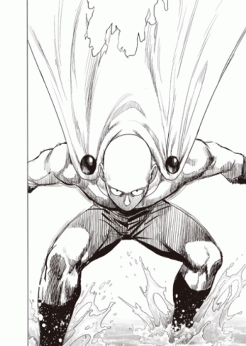 One Punch Man Manga Garou GIF