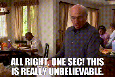 One Sec This Is Unbelievable GIF