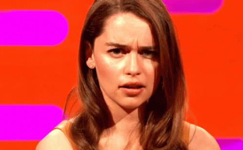One Sided Eyebrow Raise Emilia Clarke GIF