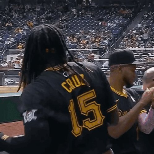 Oneil Cruz Dancing Hips Spin GIF
