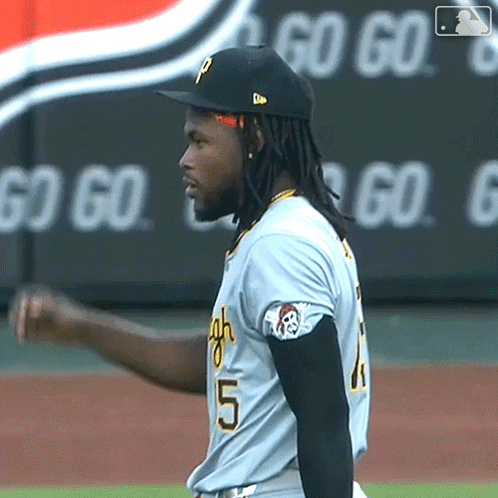 Oneil Cruz Fixing His Cap GIF