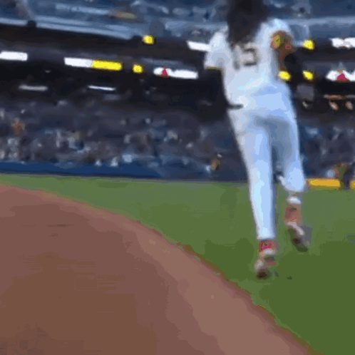 Oneil Cruz Happily Jumping GIF