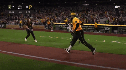 Oneil Cruz Pittsburgh Celebration GIF