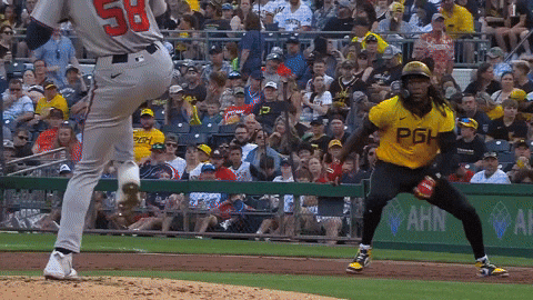 Oneil Cruz Stealing Bases GIF