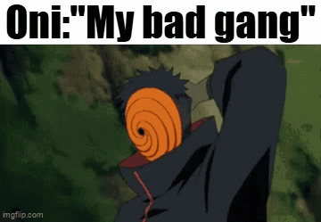 Oni Masked Man with My Bad Gang