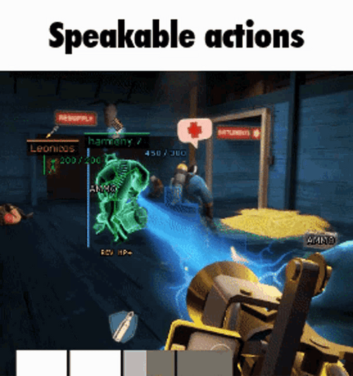 Online Game Speakable Actions GIF