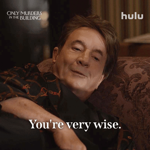 Only Murders In The Building Man On Couch GIF