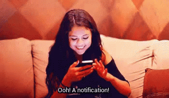 Ooh A Social Media Notification GIF