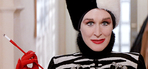 Ooh Glenn Close As Cruella GIF