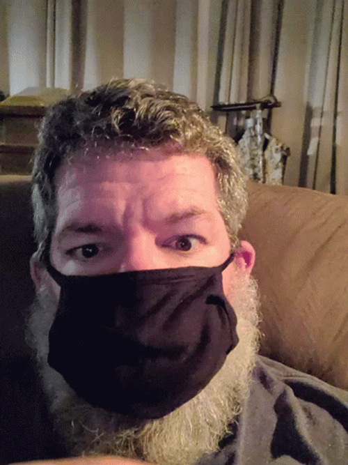 Oooo Artmold Wearing Mask GIF