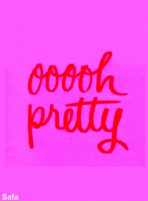 Ooooh Pretty Gorgeous Text Animation GIF