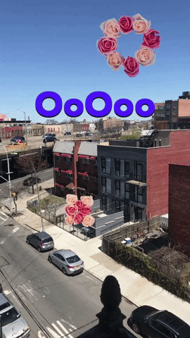 Ooooo Flying Sticker GIF