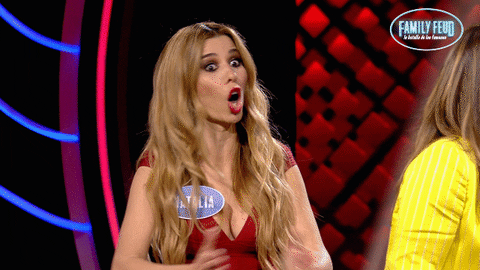 Ooooo Natalia Family Feud GIF