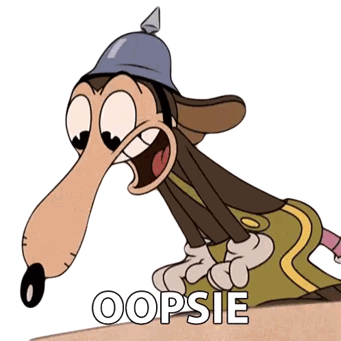 Oopsie Werner Werman Sticker