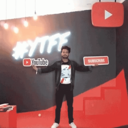 Open And Close Youtube Like And Subscribe GIF