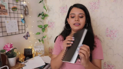 Open Book Journal Stationary Tips GIF