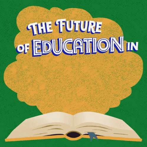 Open Book Saying The Future Of Education In GIF