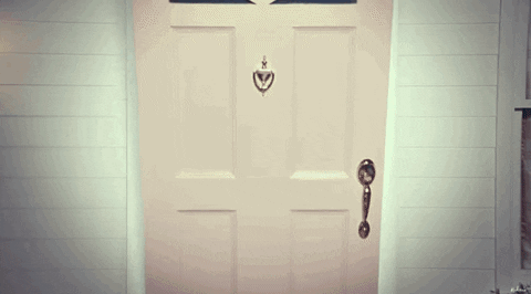 Open Door Falling Down GIF