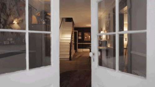 Open Door To The Mansion GIF