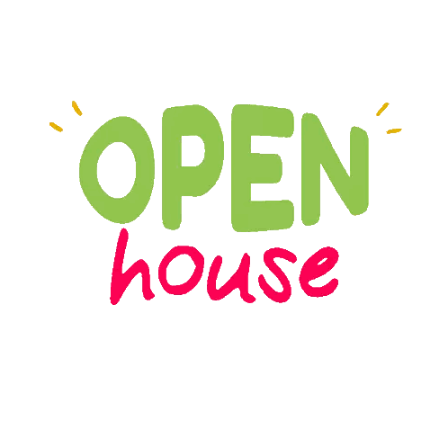 Open House Logo Green And Red