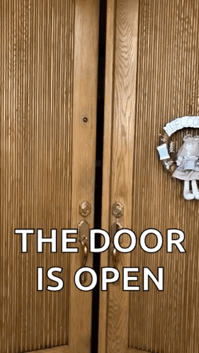 Open The Door Man GIF