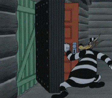 Opening Boundless Doors Droopy And The Wolf GIF