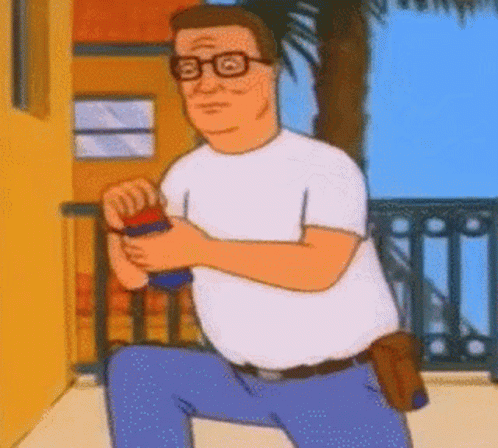 Opening Cap Hank Hill GIF